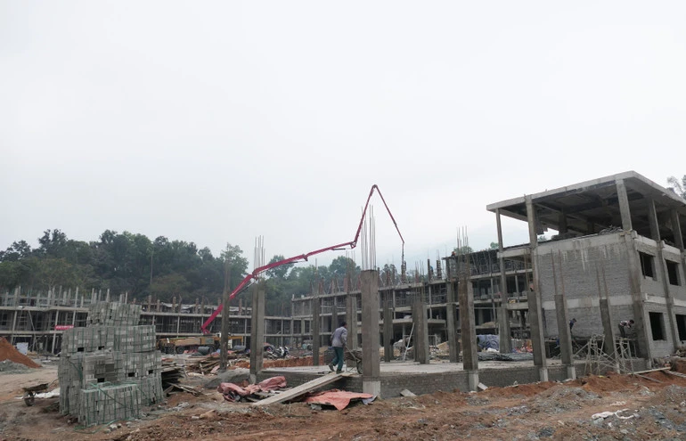 Đẩy nhanh tiến độ xây dựng trường nội trú liên cấp vùng biên Thanh Thủy Đẩy nhanh tiến độ xây dựng trường nội trú liên cấp vùng biên Thanh Thủy