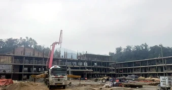 Đẩy nhanh tiến độ xây dựng trường nội trú liên cấp vùng biên Thanh Thủy