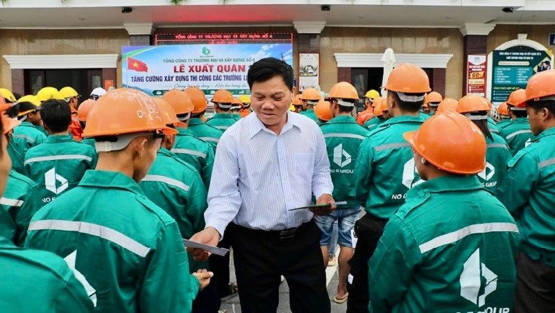 Điện Biên: 150 kỹ sư, công nhân chung sức xây dựng Trường nội trú liên cấp Nà Bủng Điện Biên: 150 kỹ sư, công nhân chung sức xây dựng Trường nội trú liên cấp Nà Bủng