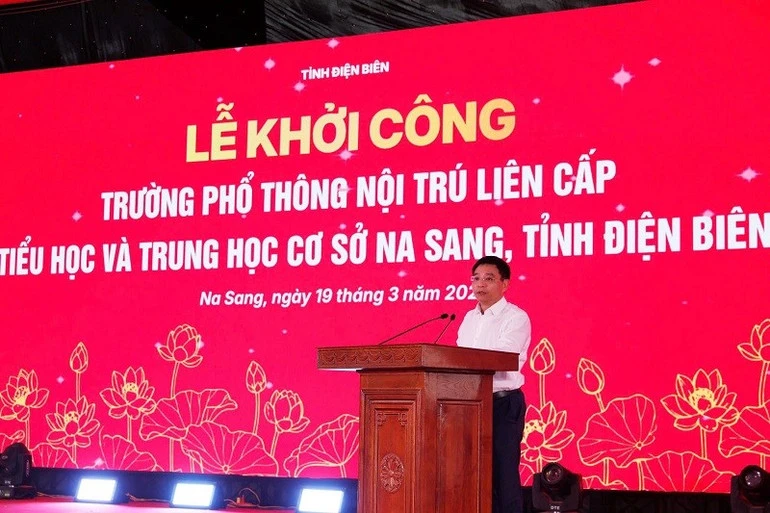 Điện Biên khởi công xây dựng 5 trường nội trú liên cấp tại biên giới Điện Biên khởi công xây dựng 5 trường nội trú liên cấp tại biên giới