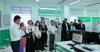 Doanh nghiệp đầu tư tiền tỷ đưa công nghệ 'chuẩn nhà máy' vào trường nghề