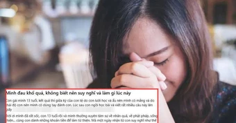 Đọc 6 chữ tiếng Anh con gái viết, bà mẹ Hà Nội sốc nặng: "Mình đau khổ quá, không biết nên suy nghĩ và làm gì lúc này"