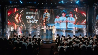 Đội học sinh Hà Nội giành giải Nhất cuộc thi AI Young Guru