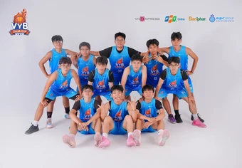 Đội nam THPT Hoàng Hoa Thám thể hiện quyết tâm tại Media Day - Báo TinVina