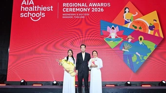 Dự án 'Bữa ăn hạnh phúc' của trường tiểu học Quảng Trị thắng giải quốc tế