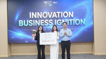 Dự án về chăm sóc sức khỏe cho phụ nữ đoạt giải Nhất Cuộc thi khởi nghiệp sáng tạo HSB