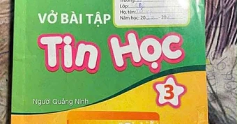 Đường link trong vở bài tập dẫn đến web đen, đơn vị phát hành thông báo khẩn