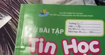 Đường link vở Tin học lớp 3 dẫn đến 'web đen', đơn vị phát hành sách thông báo khẩn