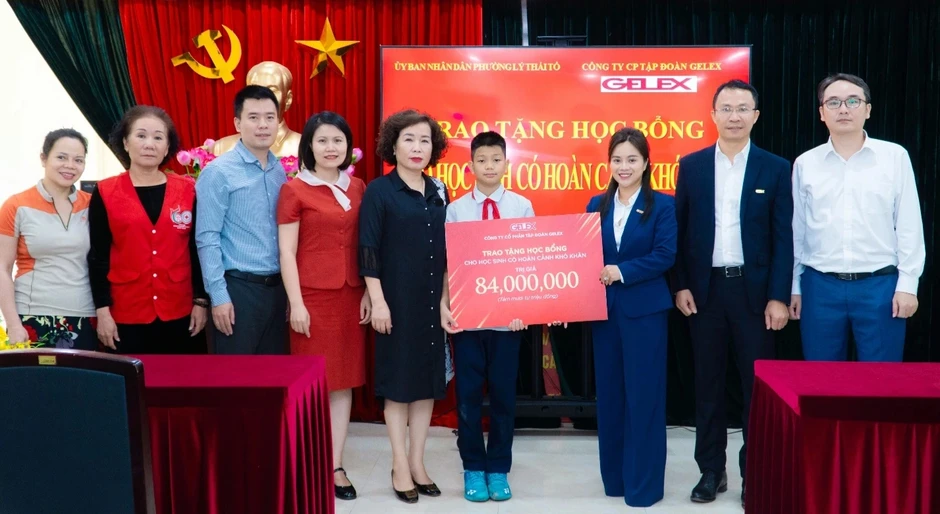 GELEX mở rộng cơ hội học tập cho học sinh, sinh viên khó khăn