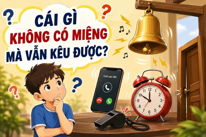 Giải đáp câu đố: Cái gì không có miệng mà vẫn kêu được? Giải đáp câu đố: Cái gì không có miệng mà vẫn kêu được?