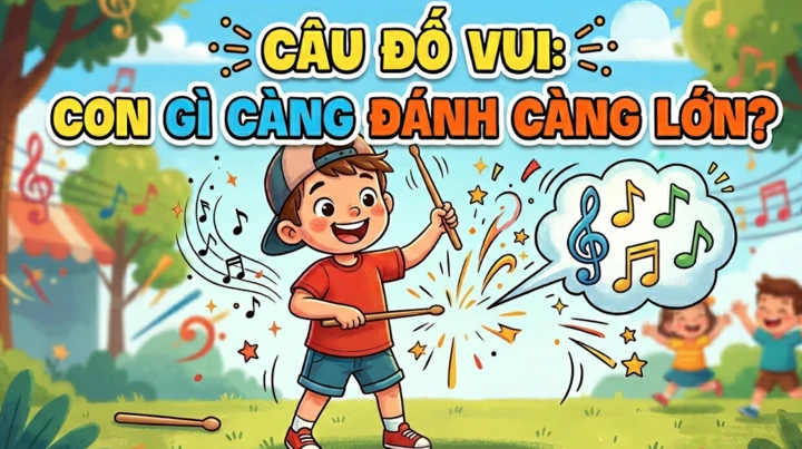 Giải đáp câu đố mẹo: Con gì càng đánh càng lớn? Giải đáp câu đố mẹo: Con gì càng đánh càng lớn?