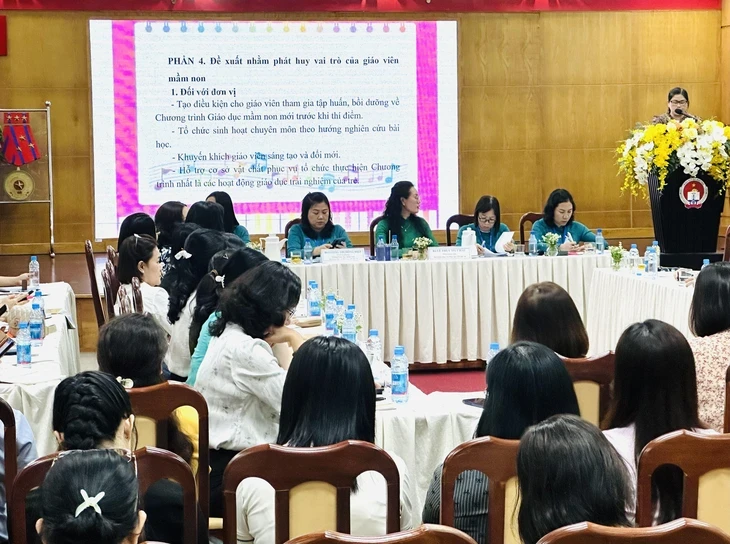 Giáo dục mầm non sẽ chuyển từ chương trình khung sang tiếp cận năng lực