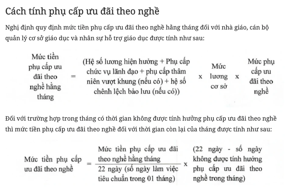 Giáo viên được hưởng phụ cấp nghề lên tới 80% Giáo viên được hưởng phụ cấp nghề lên tới 80%