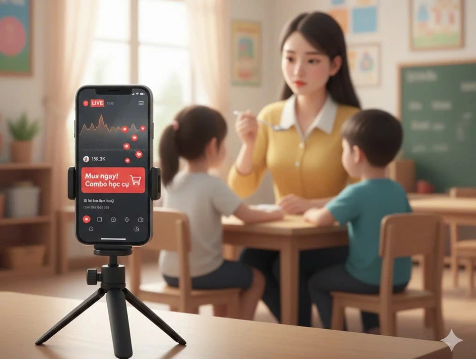 Giáo viên mang trẻ làm 'content' TikTok: Ranh giới của an toàn và phản cảm Giáo viên mang trẻ làm 'content' TikTok: Ranh giới của an toàn và phản cảm