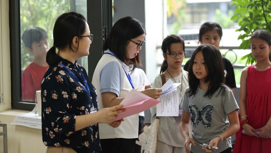 Hà Nội: Hơn 6.300 học sinh thi chọn 320 chỉ tiêu vào lớp 6 Trường Nguyễn Tất Thành