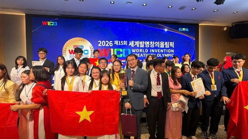 Hai dự án của học sinh Đắk Lắk giành Huy chương Vàng tại WICO 2026 Hai dự án của học sinh Đắk Lắk giành Huy chương Vàng tại WICO 2026