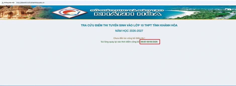 Hai tỉnh công bố điểm thi lớp 10 vào hôm nay Hai tỉnh công bố điểm thi lớp 10 vào hôm nay