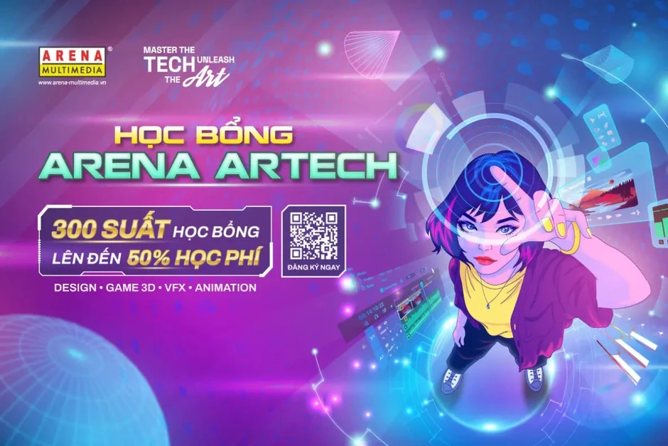 Hệ thống Đào tạo Mỹ thuật Đa phương tiện Arena Multimedia tuyển sinh 2026 Hệ thống Đào tạo Mỹ thuật Đa phương tiện Arena Multimedia tuyển sinh 2026