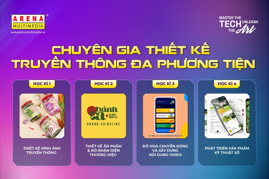 Hệ thống Đào tạo Mỹ thuật Đa phương tiện Arena Multimedia tuyển sinh 2026 Hệ thống Đào tạo Mỹ thuật Đa phương tiện Arena Multimedia tuyển sinh 2026