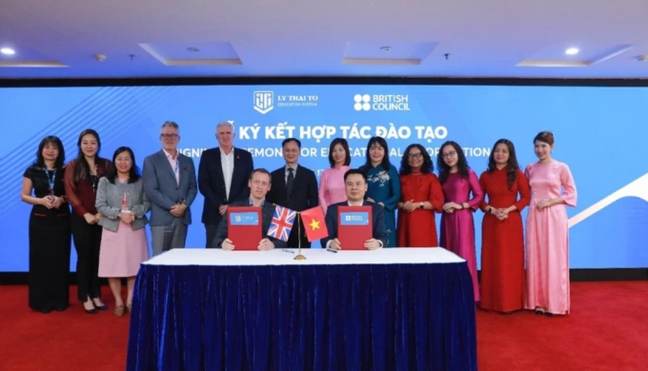 Hệ thống Giáo dục Lý Thái Tổ hợp tác cùng Hội đồng Anh Hệ thống Giáo dục Lý Thái Tổ hợp tác cùng Hội đồng Anh