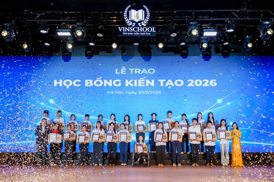 Học bổng Kiến tạo mùa 6 của Vinschool: Trao cơ hội để học sinh kiến tạo tương lai Học bổng Kiến tạo mùa 6 của Vinschool: Trao cơ hội để học sinh kiến tạo tương lai