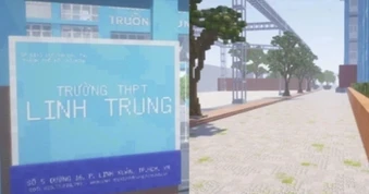 Học sinh lớp 11 mô phỏng trường cấp 3 từ 6 triệu khối vuông Minecraft
