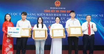 Học sinh TP.HCM giành giải Nhất với sáng kiến AI phát hiện bạo lực học đường