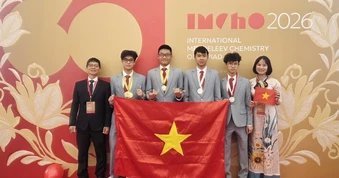 Học sinh Việt Nam đạt 2 huy chương Vàng, 2 huy chương Bạc Olympic Hóa học quốc tế Mendeleev