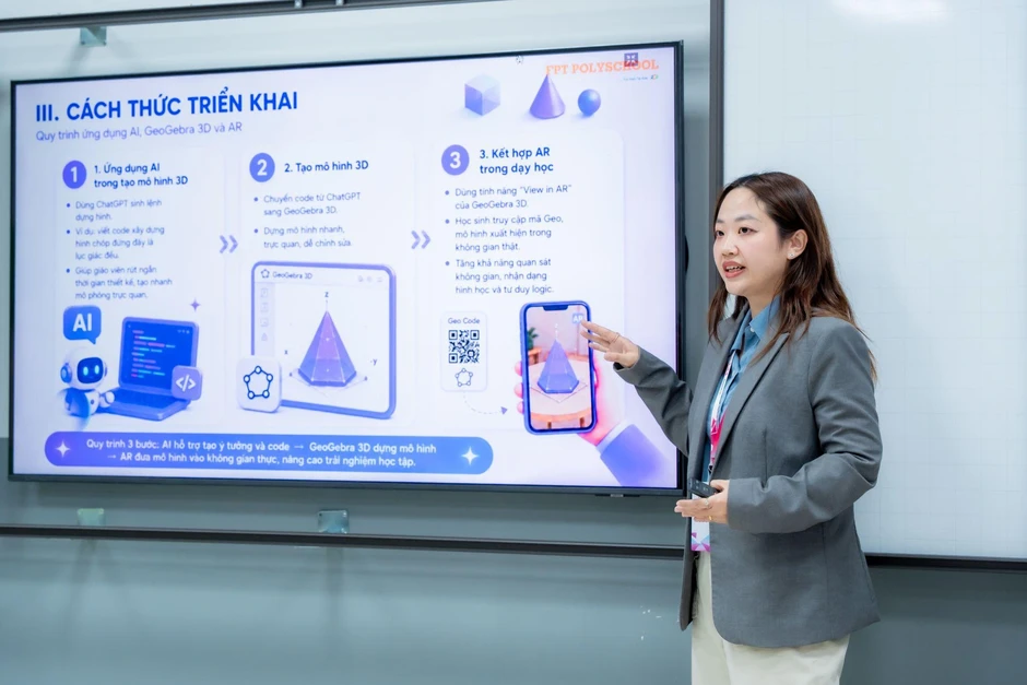 Học Toán trực quan hơn nhờ AI và AR Học Toán trực quan hơn nhờ AI và AR