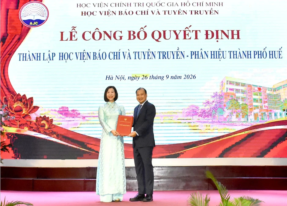 Học viện Báo chí và Tuyên truyền công bố Quyết định thành lập Phân hiệu thành phố Huế