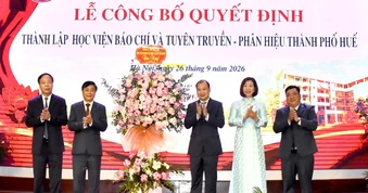 Học viện Báo chí và Tuyên truyền công bố Quyết định thành lập Phân hiệu thành phố Huế