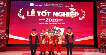 Học viện Công nghệ Bưu chính Viễn thông trao bằng cho các tân Tiến sĩ, Thạc sĩ, Cử nhân và Kỹ sư