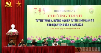 Học viện Quân y sẵn sàng chào đón học sinh tỉnh Ninh Bình thực hiện sứ mệnh chăm sóc sức khỏe bộ đội và nhân dân