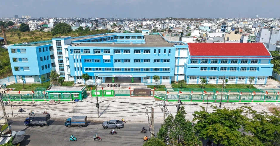 Hồi sinh đất nghĩa trang Bình Hưng Hòa thành ngôi trường hiện đại Hồi sinh đất nghĩa trang Bình Hưng Hòa thành ngôi trường hiện đại