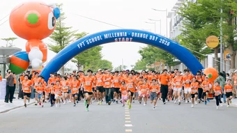 Hơn 500 phụ huynh, học sinh tham gia giải chạy của FPT School Millennia