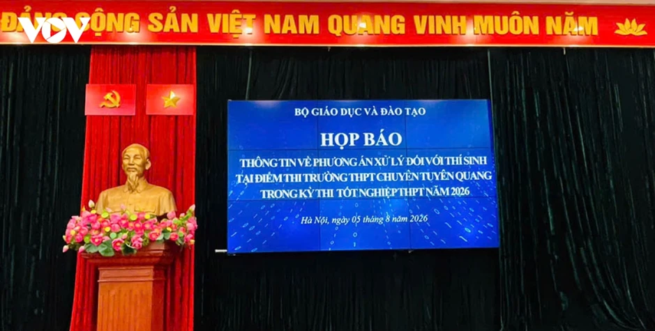 Hủy kết quả thi, tổ chức thi lại cho 328 thí sinh điểm thi THPT Chuyên Tuyên Quang Hủy kết quả thi, tổ chức thi lại cho 328 thí sinh điểm thi THPT Chuyên Tuyên Quang