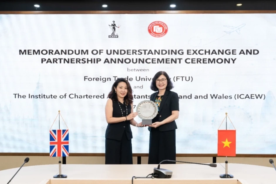 ICAEW và Trường Đại học Ngoại thương hợp tác đào tạo ICAEW và Trường Đại học Ngoại thương hợp tác đào tạo