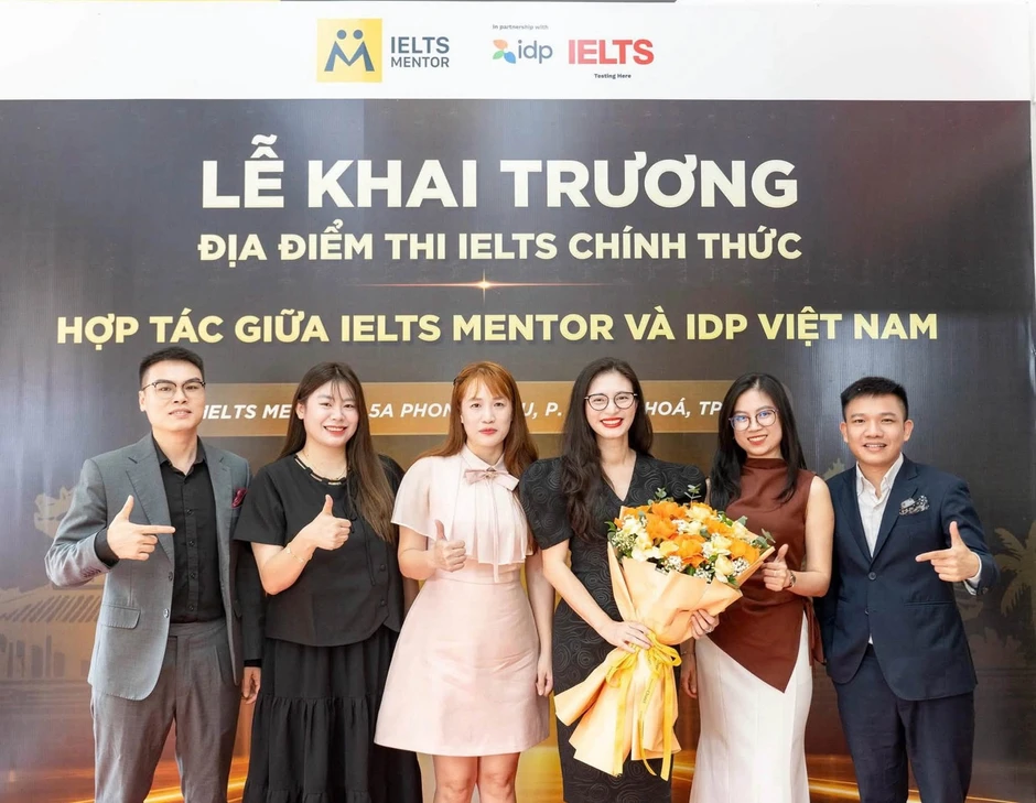 IELTS Mentor Huế chính thức khai trương Điểm thi IELTS được IDP công nhận IELTS Mentor Huế chính thức khai trương Điểm thi IELTS được IDP công nhận