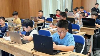 Khai giảng lớp lập trình và toán tư duy miễn phí cho học sinh tiểu học
