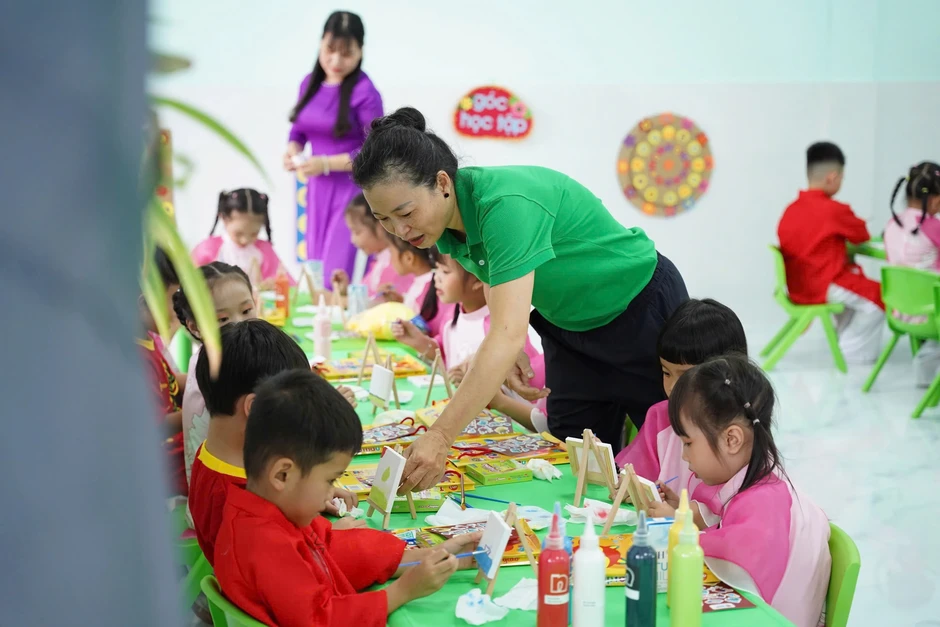 Khánh thành phòng học một trường mầm non xây dựng cách đây 60 năm