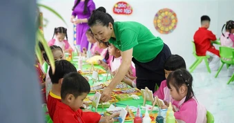 Khánh thành phòng học một trường mầm non xây dựng cách đây 60 năm