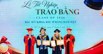 Khóa Bác sĩ Y khoa đầu tiên của Trường ĐH Quốc tế Hồng Bàng tốt nghiệp