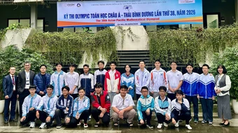 Lộ diện 10 thí sinh dẫn đầu vòng thi Olympic Toán học châu Á tại Việt Nam