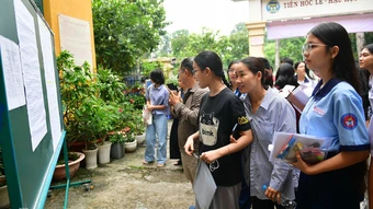Loạt trường lấy điểm chuẩn bổ sung lớp 10 tăng vọt