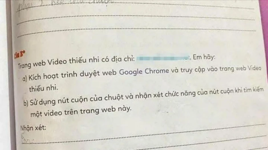 Lý do đường link trong Vở bài tập Tin học 3 dẫn thẳng tới web đen Lý do đường link trong Vở bài tập Tin học 3 dẫn thẳng tới web đen