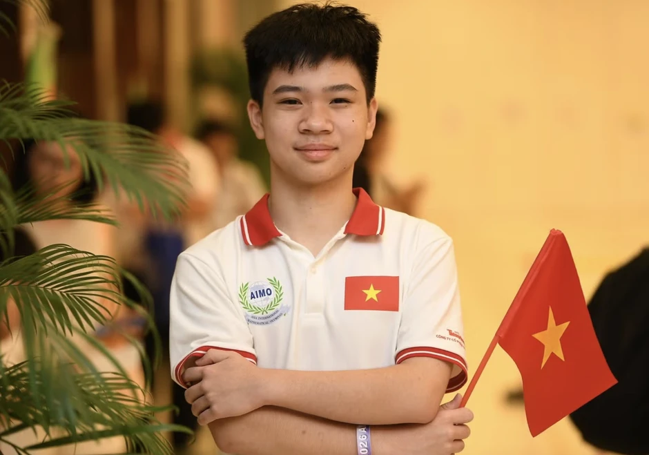 Nam sinh Quảng Trị 2 lần giành giải Vàng tại Đấu trường Toán học châu Á Nam sinh Quảng Trị 2 lần giành giải Vàng tại Đấu trường Toán học châu Á