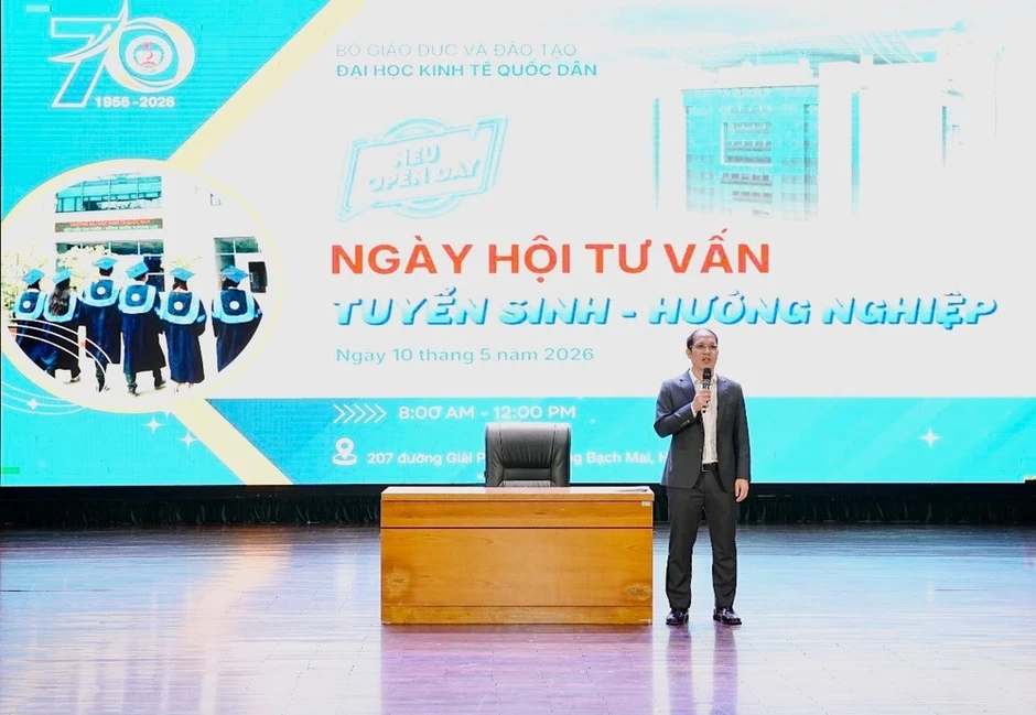 NEU Open Day 2026 giải đáp thắc mắc về tuyển sinh, ngành học và cơ hội nghề nghiệp NEU Open Day 2026 giải đáp thắc mắc về tuyển sinh, ngành học và cơ hội nghề nghiệp