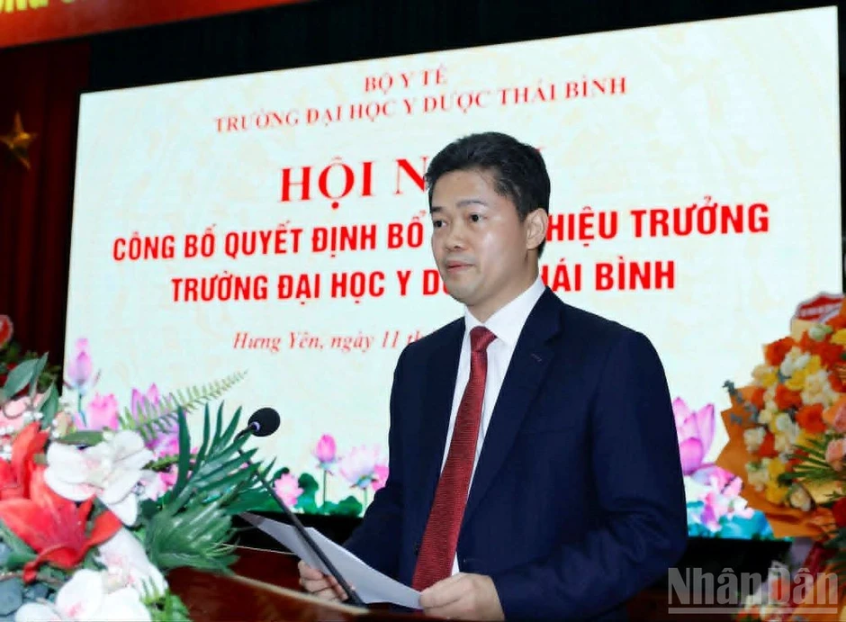 Nhà giáo ưu tú, Phó Giáo sư, Tiến sĩ Nguyễn Duy Cường được bổ nhiệm Hiệu trưởng Trường đại học Y Dược Thái Bình Nhà giáo ưu tú, Phó Giáo sư, Tiến sĩ Nguyễn Duy Cường được bổ nhiệm Hiệu trưởng Trường đại học Y Dược Thái Bình