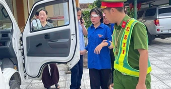 Nữ sinh phải khâu 8 mũi ở mặt trước khi vào phòng thi