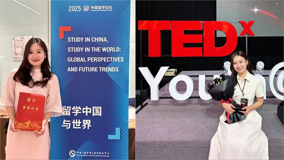 Nữ sinh Việt được Đại học TOP 1 Trung Quốc vinh danh trên trang chủ Nữ sinh Việt được Đại học TOP 1 Trung Quốc vinh danh trên trang chủ